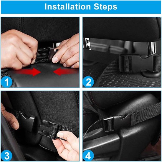 Protège-siège Auto étanche Funbliss Pour Enfant - Noir, Ajustement Universel, Mousse Et Tissu Oxford