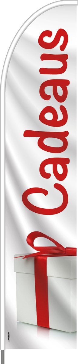 Beachflag - Cadeaus - Vlag + Hengelsysteem + Draagtas - Actievlag.nl