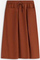 Bruine midi rok cheap