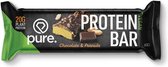 Pure. Protein Bar Vegan - Eiwitrepen - Eiwit reep - Eiwit Snack - Eiwitreep Vegan - Plantaardige Proteïne - Chocolade Peanut - 1 reep
