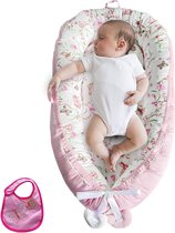 Bol.com Baby Nest Pod Pasgeboren Bed Verstelbaar | 100% Katoenen Slaappad | Kinderkamermeubels voor Baby | Roze - Co Sleeper aanbieding