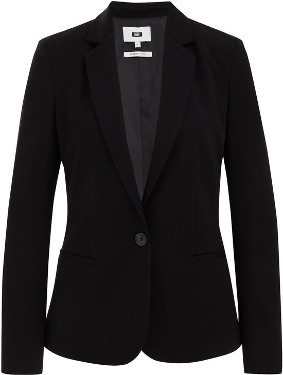 WE Fashion Dames getailleerde jersey stretch blazer
