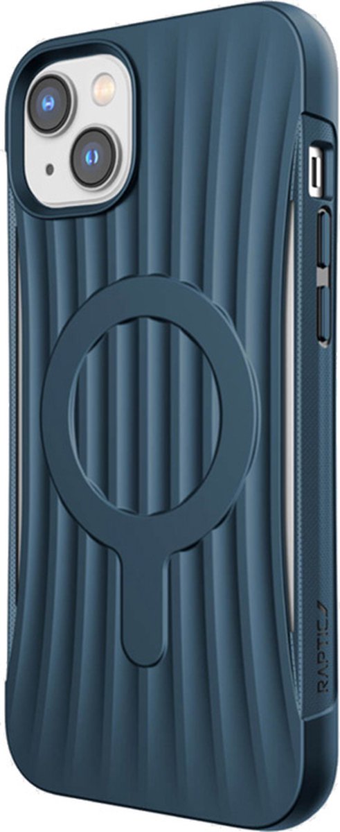 Raptic X-Doria Clutch Back Cover met MagSafe voor Apple iPhone 15 Plus/14 Plus - Blauw