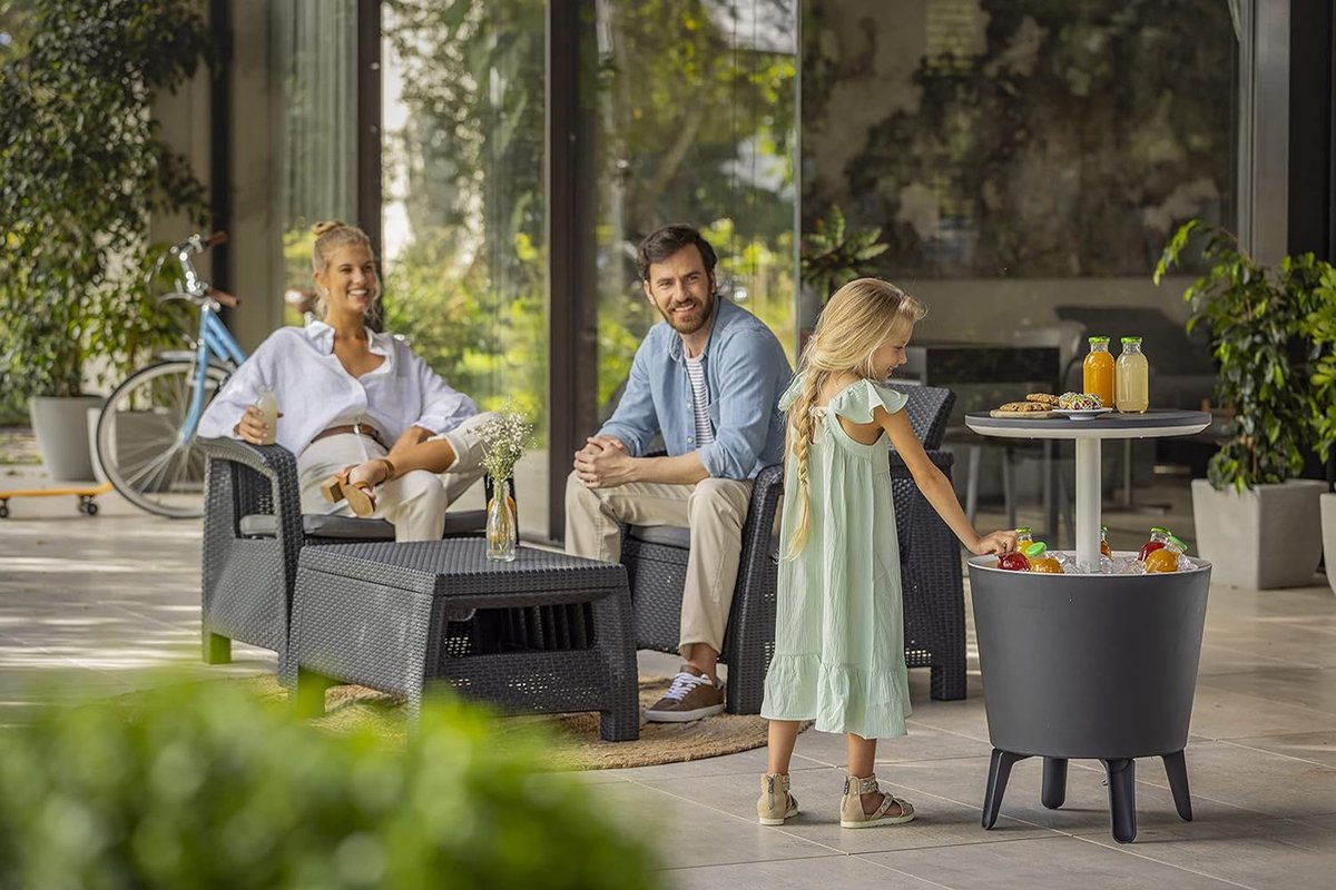 Keter cool bar antraciet wit kopen? Camping