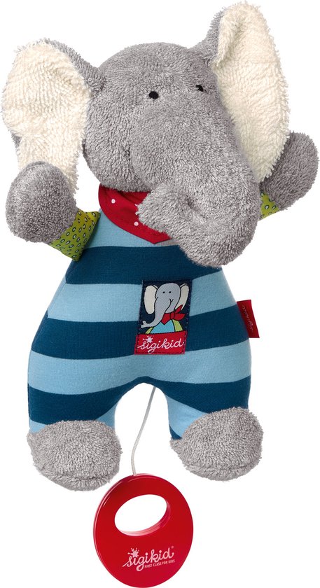 Sigikid 39219 Knuffeldoek voor meisjes en jongens, babyspeelgoed, aanbevolen vanaf 0 maanden, blauw/beige