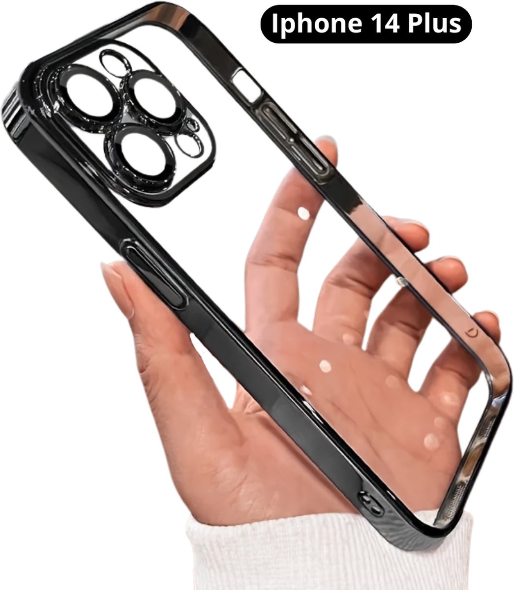 Nivard Telefoon Hoesje - Telefoonhoesjes - Phone Case - Shockproof - Premium Protection - Geschikt Voor iPhone 14+ - Zwart