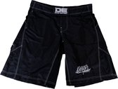 Danger MMA Short - Satijn-microvezel - Zwart - Maat XXL