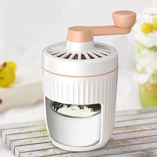 Handmatige roterende slush-ijsmachine - Slushie maker met ijsblokjesvorm - Handmatige ijscrusher met zwengel - BPA-vrij - Keukenapparaat Slush puppy machine van Blokker — afbeelding 2