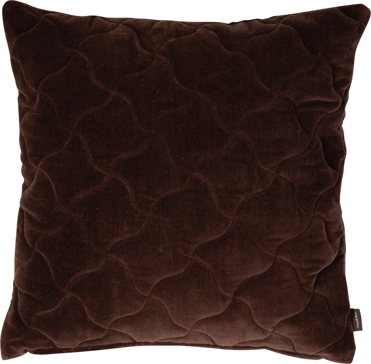 Mars & More Dayna Velvet kussen bruin 45x45cm