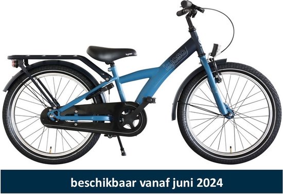 Kinderfiets 20" Kyoso X-Rider met remnaaf - donkerblauw/aqua alleen verkrijgbaar via vakhandel van Merkloos — afbeelding 4