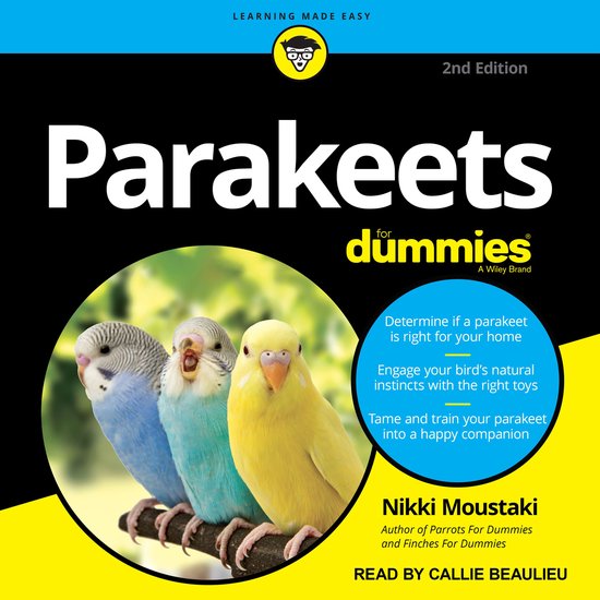 Parakeets For Dummies - cover