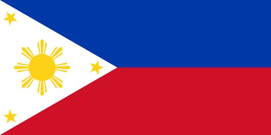 Drapeau des Philippines 30x45cm
