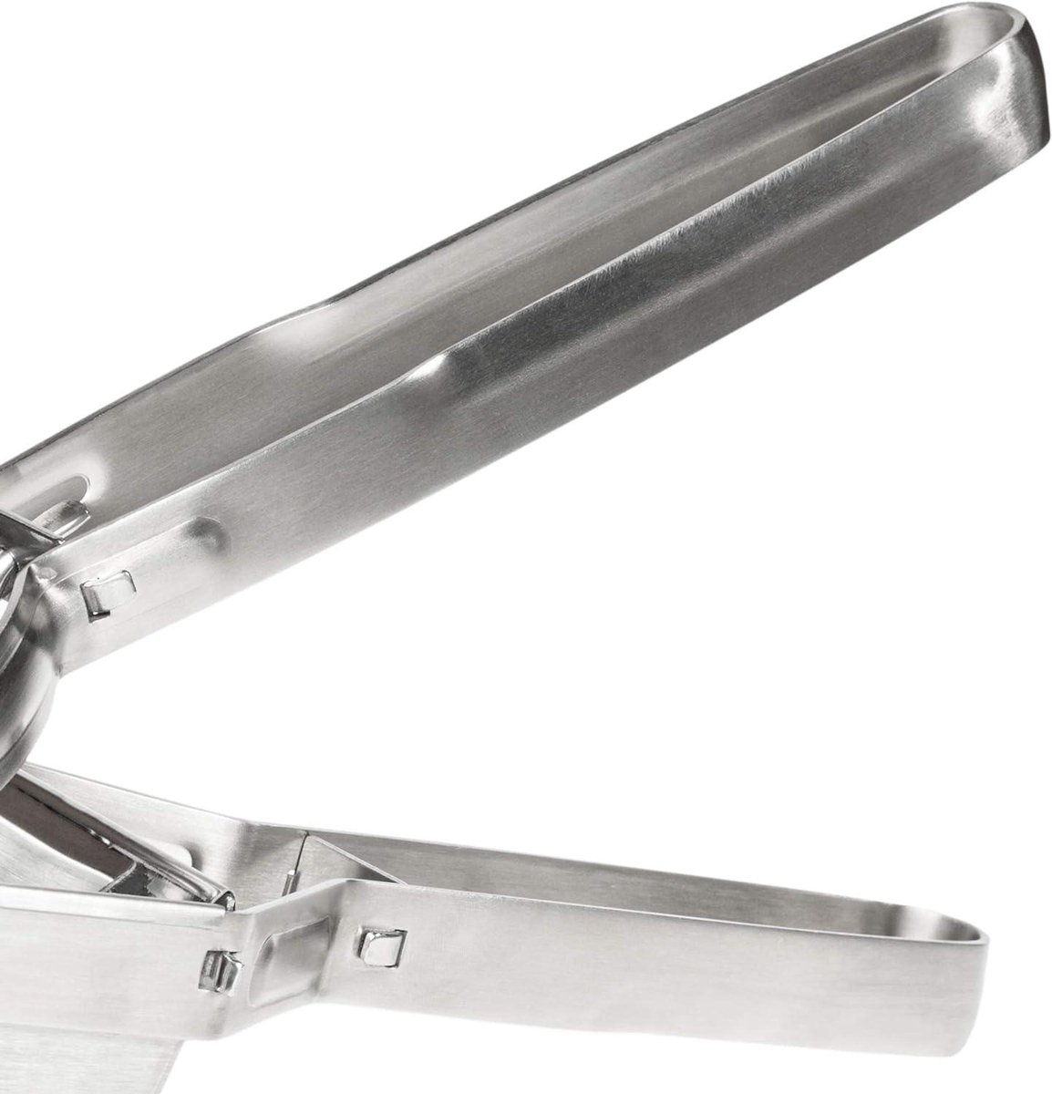 Roestvaststalen pureermachine - Fruit- en groentepers - Ergonomische handgreep - Snel en makkelijk aardappelpuree maken - 18/10 - 28 x 8 x 10 cm