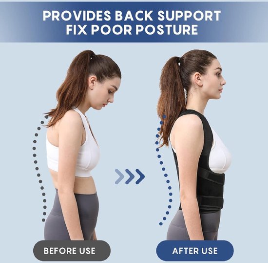 Correcteur de posture pour femme et homme Correcteur de dos