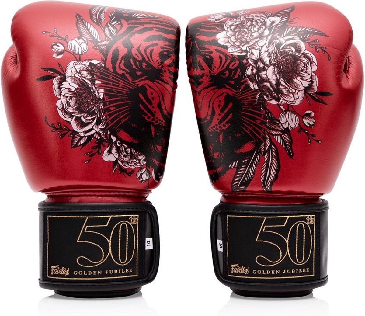 Fairtex (kick)bokshandschoenen Golden Jubilee Premium - 10 oz