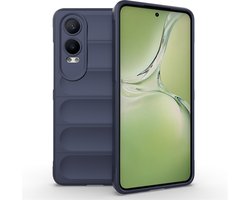 MobyDefend Hoesje - Geschikt voor OnePlus Nord CE 4 Lite - TPU Gripcase - Blauw