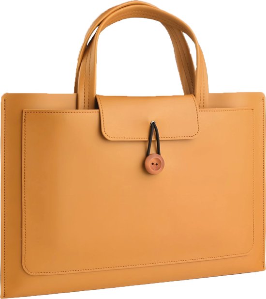 Housse pour ordinateur portable 13 pouces et 14 pouces - Jaune - Sac pour ordinateur portable Femme / Homme - Pour ordinateur portable 13 pouces et ordinateur portable 14 pouces - Convient pour Macbook Bag