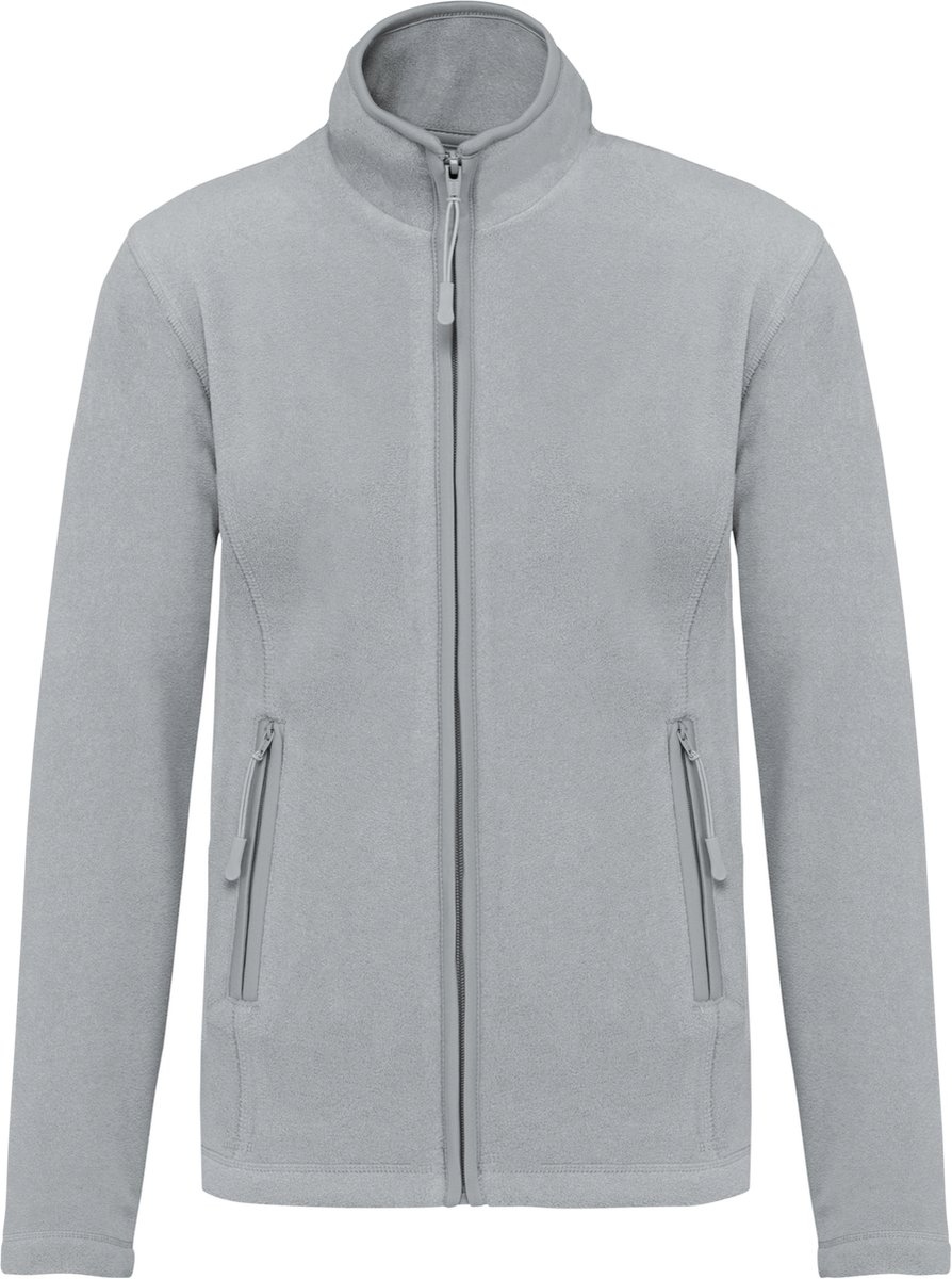 Kariban Microfleece met rits dames K907 Snow Grijs