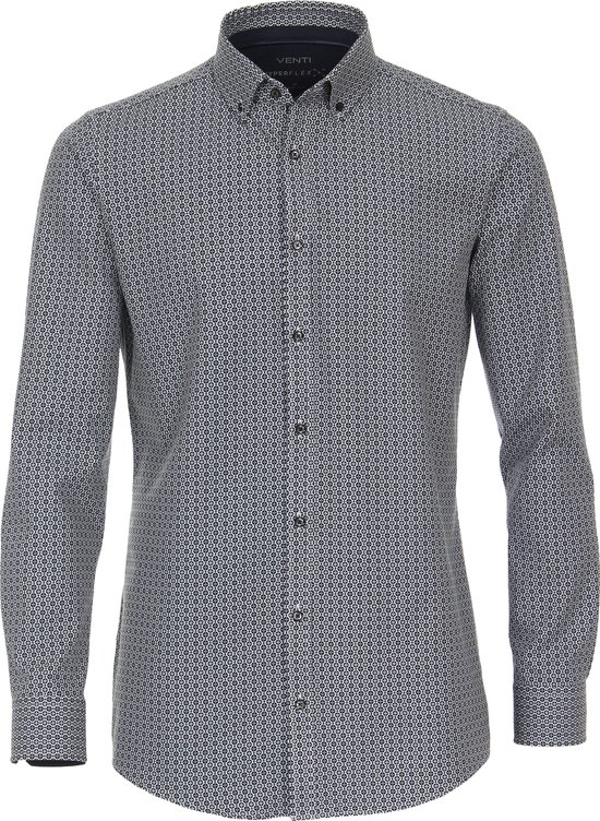 Venti Men's Poplin Half Sleeve Shirt Uninah 001930 Body Fit