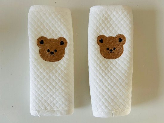 2 Stuks - Gordelbeschermers Baby Kind - Gordelhoezen - Maxi Cosi - Beer van Nuvita. — afbeelding 3