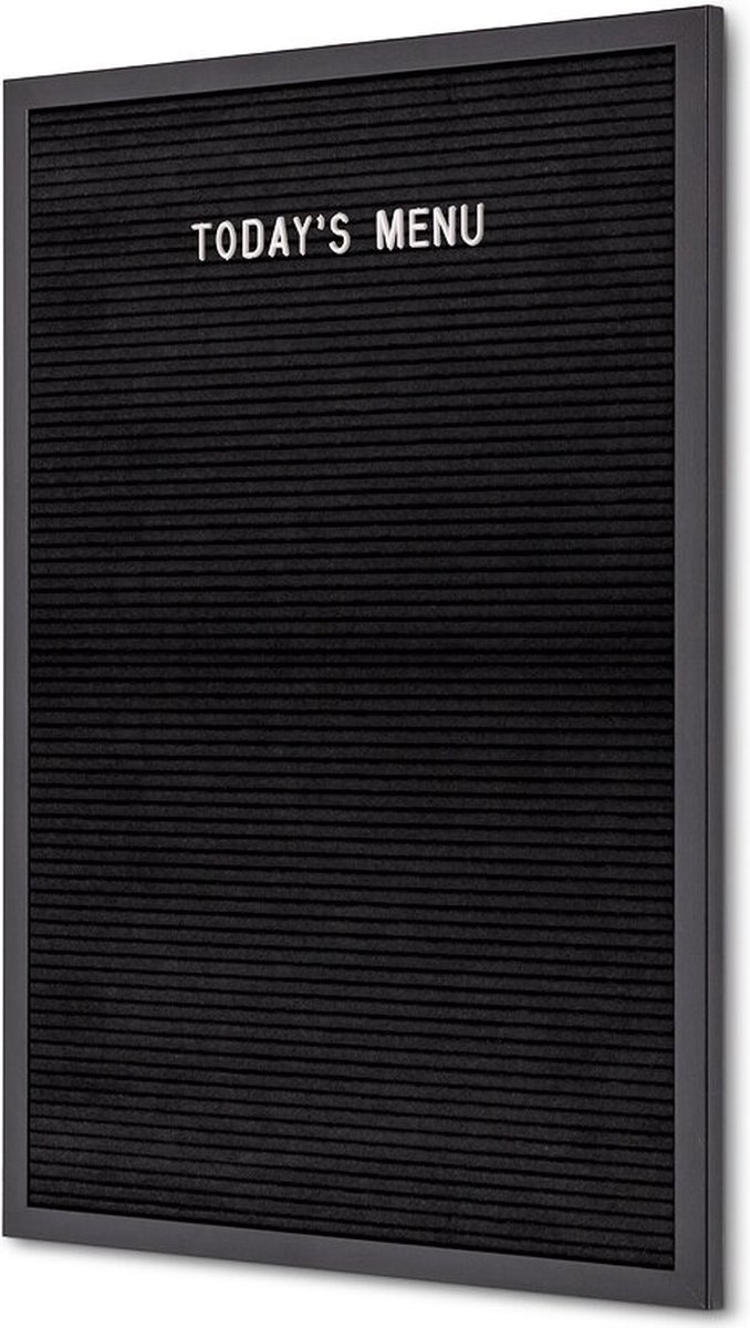 Letterbord Zwart 40 X 60 cm met Zwarte Lijst - Syna LEBBL40X60