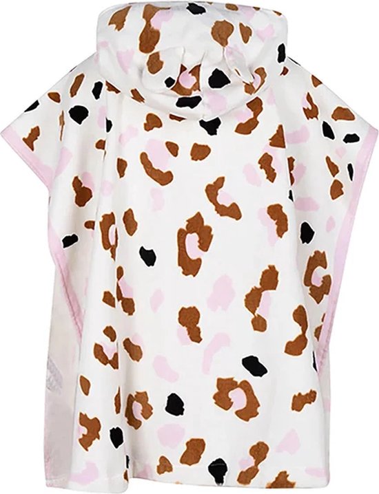 Swim Essentials Strandponcho - Badcape Kinderen - Poncho Handdoek - Kaki Panterprint - 65 x 65 cm van Swim Essentials — afbeelding 4