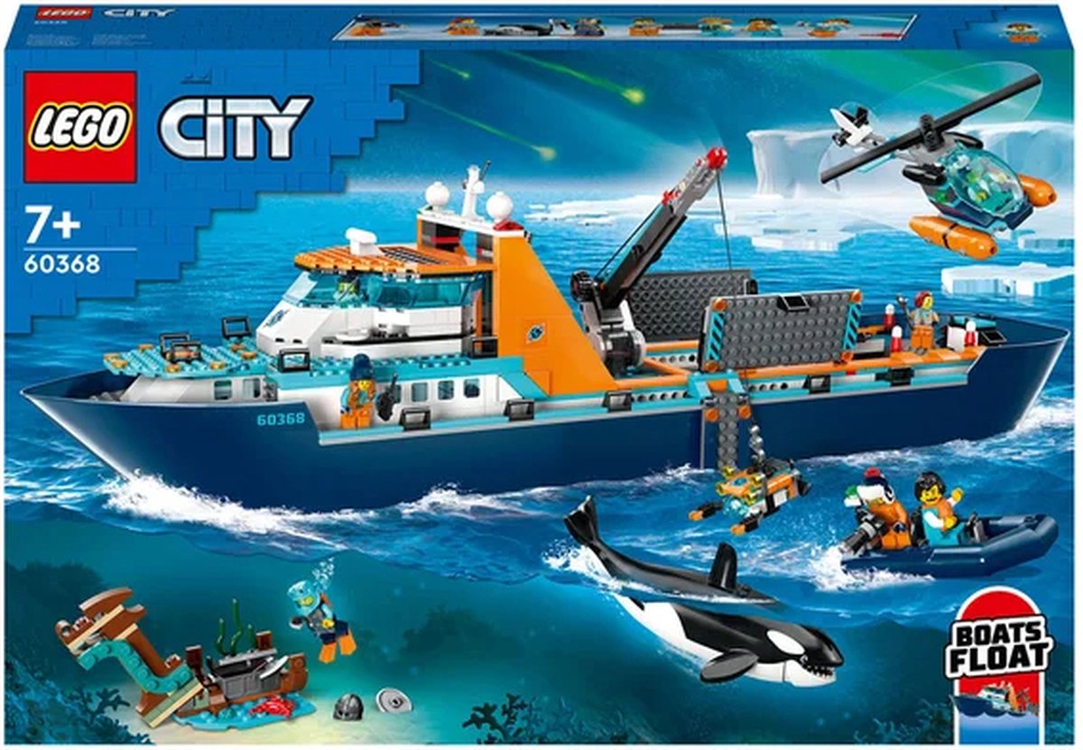 LEGO City Poolonderzoeksschip Groot Drijvend Boot Speelgoed Set voor Kinderen 7+ - 60368 — afbeelding 17