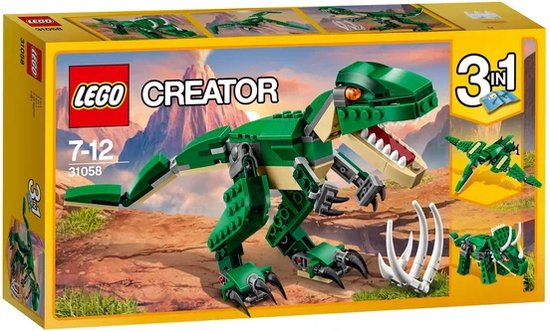 LEGO Creator 31058 Le Dinosaure Féroce 3 en 1