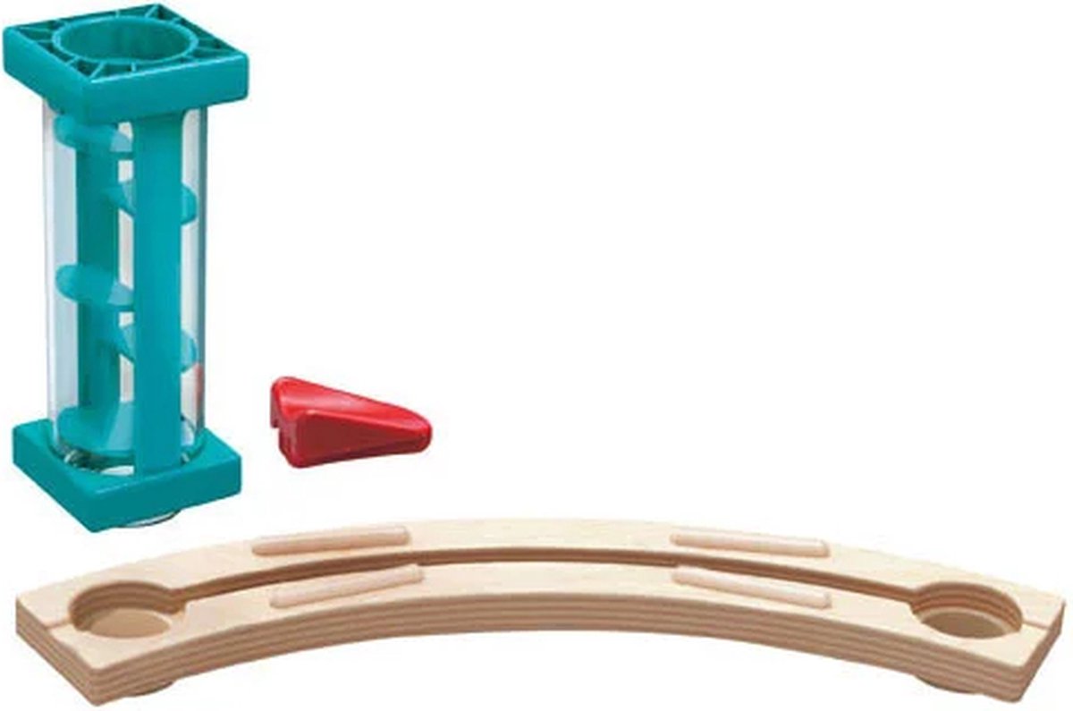 Hape Castle Escape Quadrilla Knikkerbaan – 102-delig bouwset met klokkjes en transparante trappen, vanaf 4 jaar — afbeelding 7