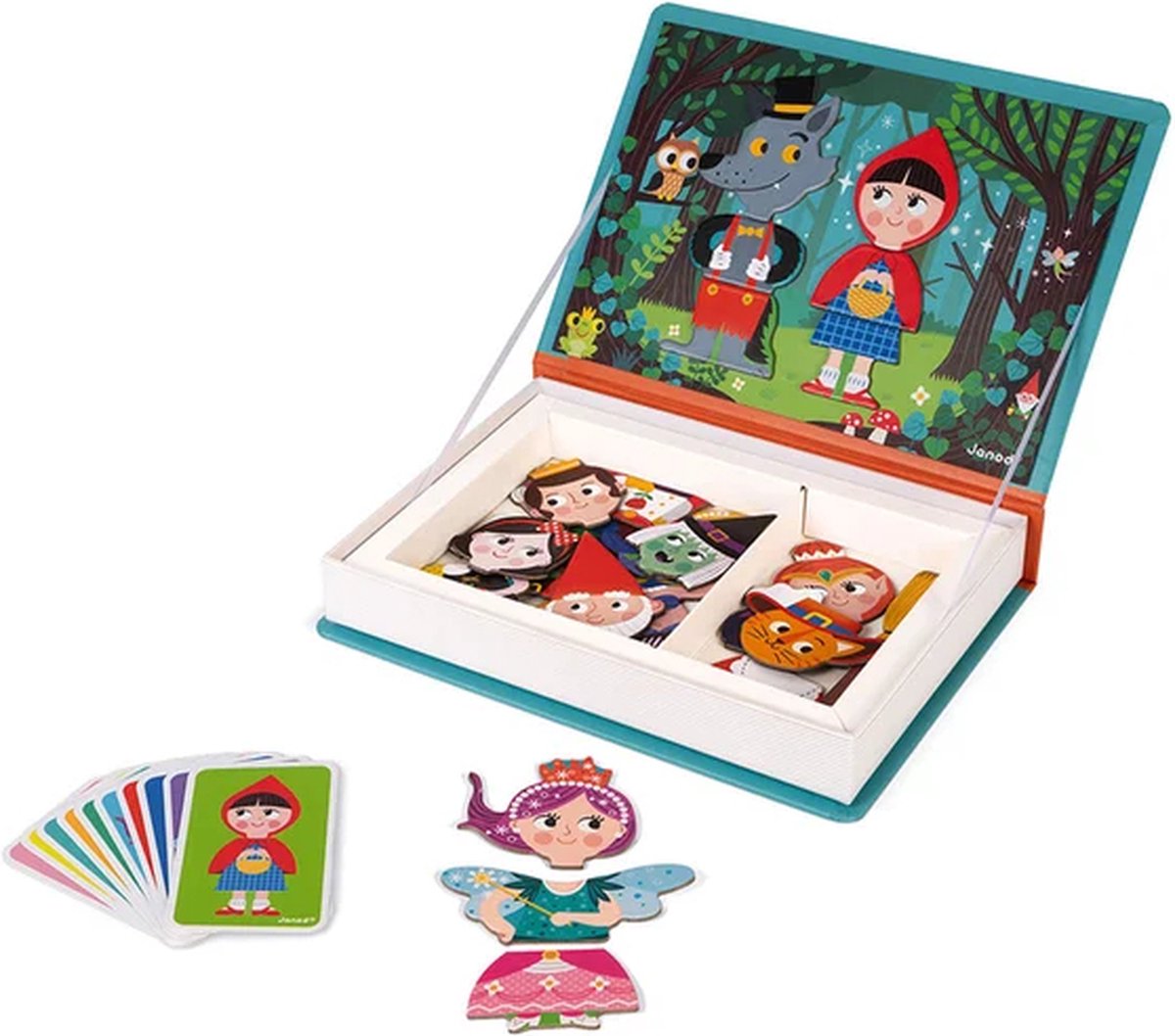 Janod - Magnetibook - Sprookjes - Magneetboek Speelset — afbeelding 8