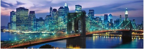 PUZZLE Panorama 1000 pieces - Le pont de Brooklyn New York