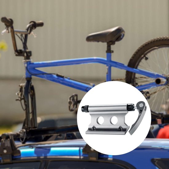 Support Fourche Vélo WOOLUCK® Alliage Aluminium - Porte-vélo Dégagement Rapide - Pour Remorque Ou Garage