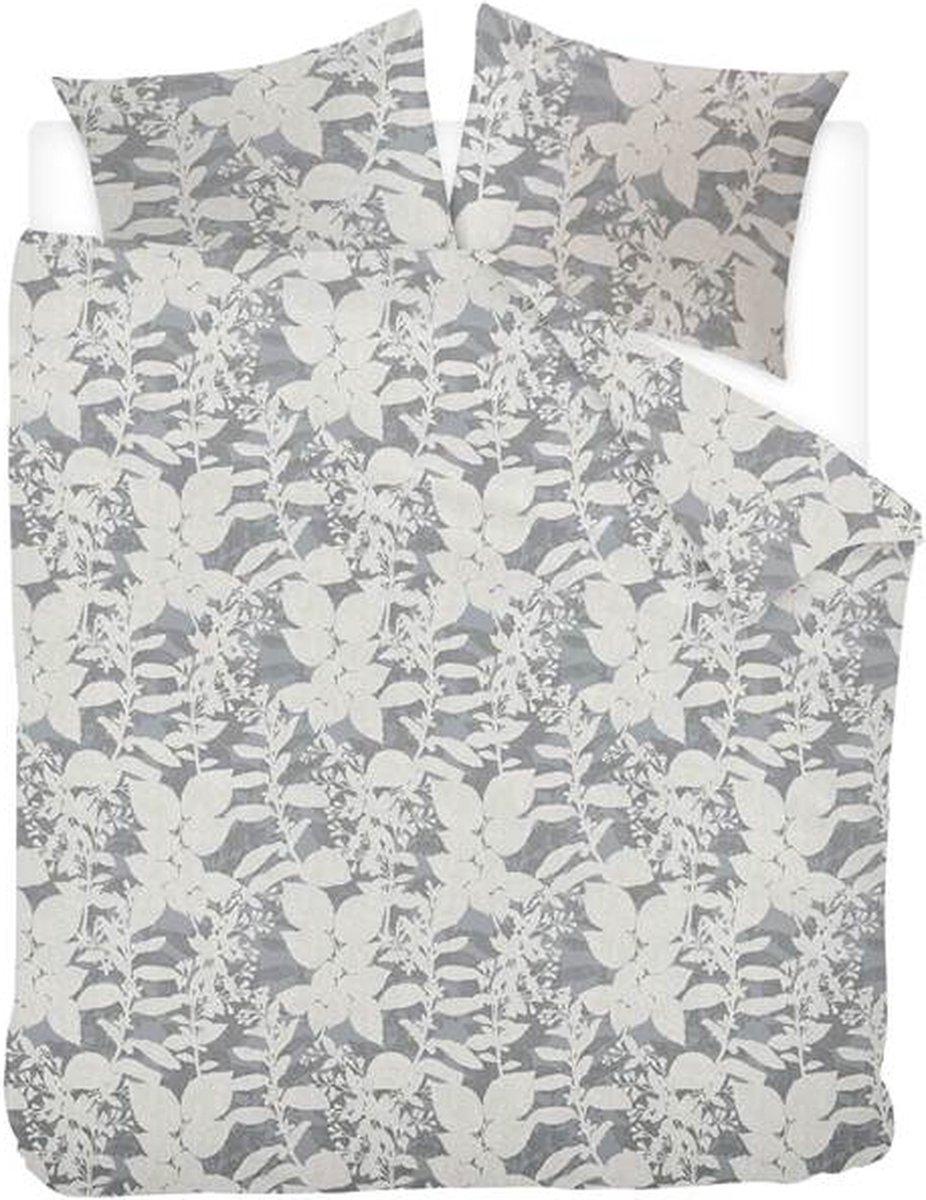 Ivorlyn Dover Dekbedovertrek - Extra breed - 260x200/220 cm - Grey
