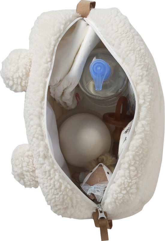 Vertbaudet Toilettas in sherpa Beertje PETIT NOMADE van VER — afbeelding 3