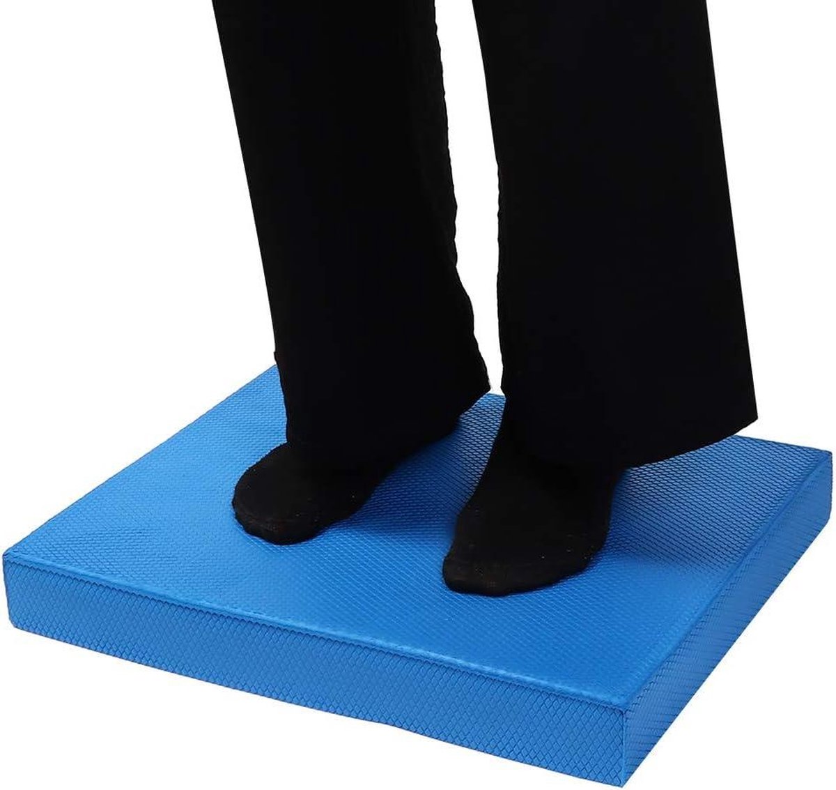 Coussin D'équilibre épais 6 Cm - TPE Antidérapant - Pour Yoga, Pilates, Rééducation - Léger Et Facile à Nettoyer