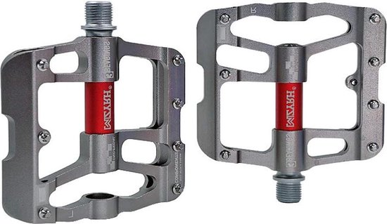 Pédales Plates West Biking VTT/Vélo Route – Alliage Aluminium Ultralégères (9/16")