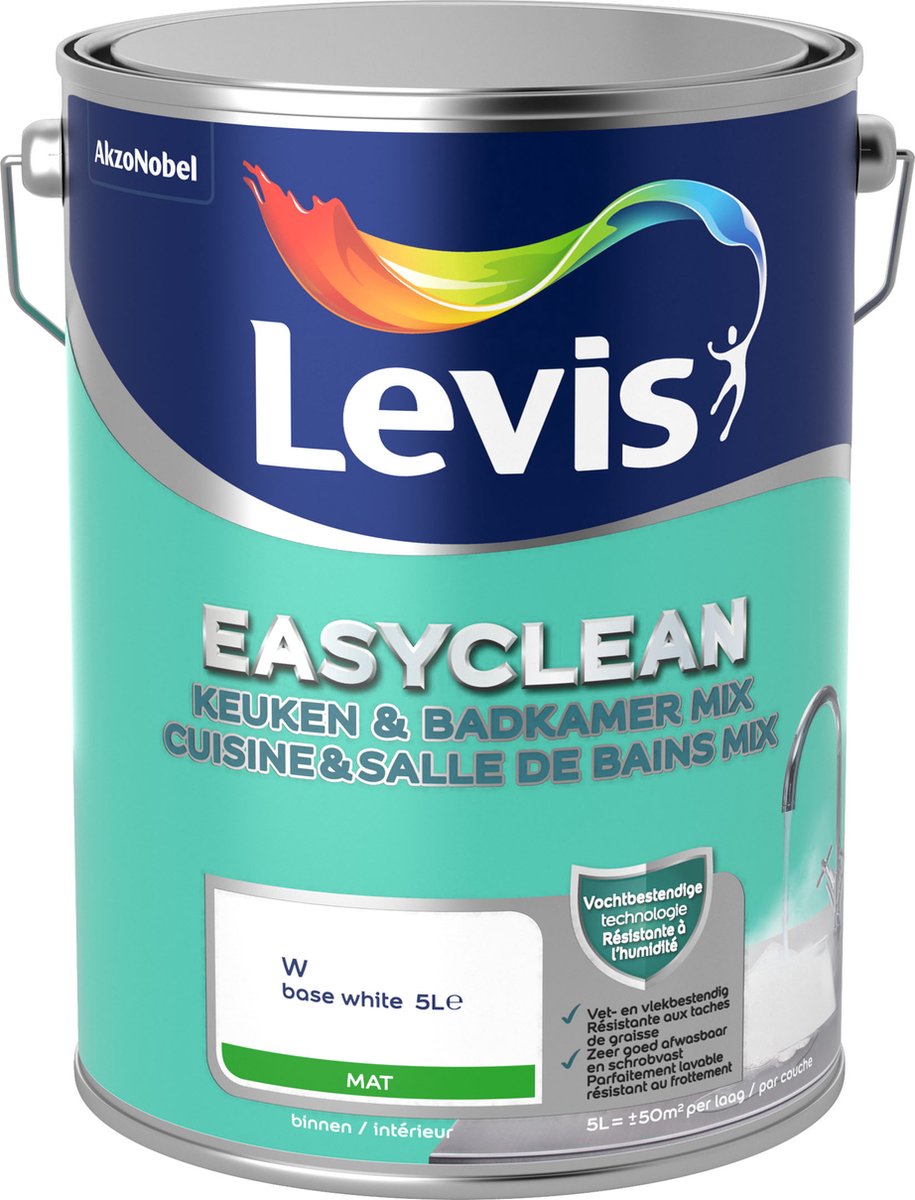 Levis EasyClean Keuken & Badkamer Mix - Clear Orange A20 - 5 L
