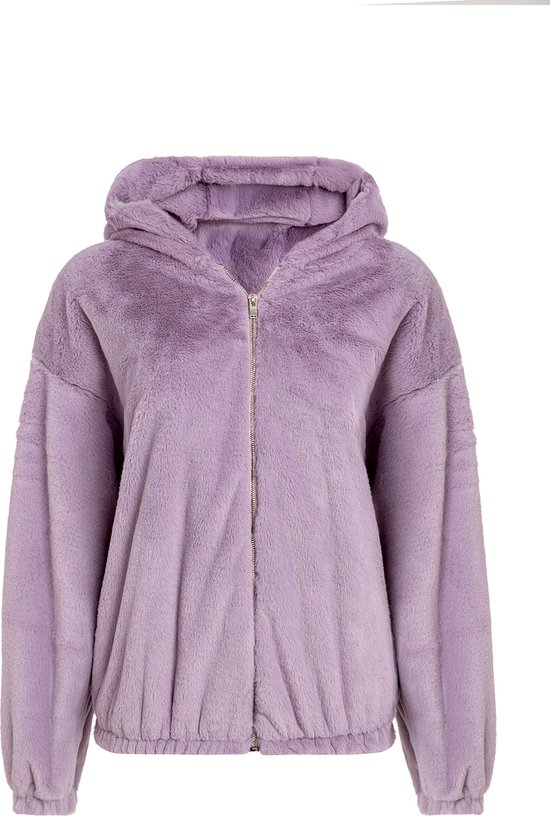 Breipatroon Lang vest met capuchon