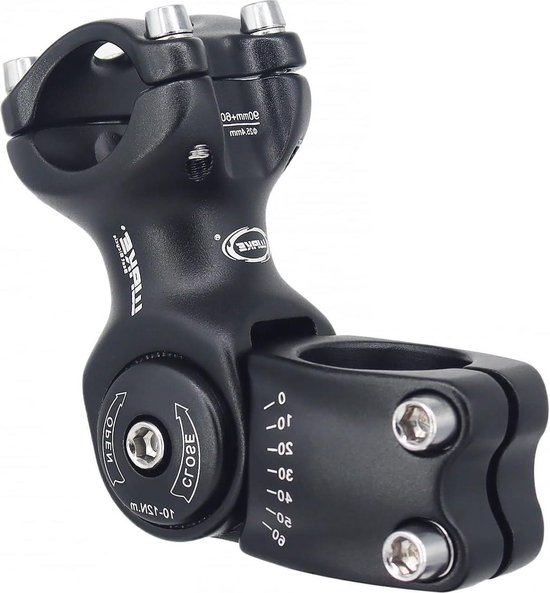 Potence de Vélo Réglable 85 Degrés 25,4 mm 31,8 mm Potence