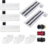 Somstyle Accessoires Set Geschikt Voor Kärcher Easyfix SC2, SC3, SC4 & SC5 - Stoomreinigeraccessoires - Vervangende Microvezeldoekjes - 11-Delig