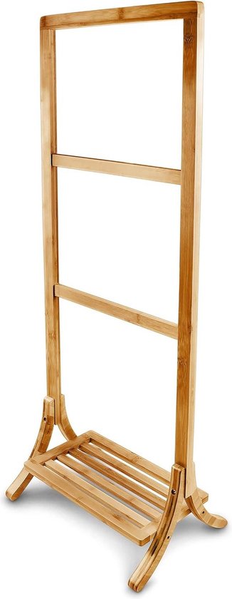 Handdoekenrek bamboe voor handdoeken HIER kopen