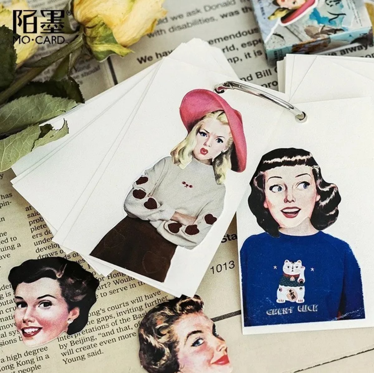 46 Stickers – Pop Art Retro Americana – Bullet Journal Stickers, Planner & Scrapbook Stickers – Sinterklaas cadeau, Kerstcadeau, Schoencadeau – Cadeaus onder 5 euro — cadeau in Hobby - foto 4