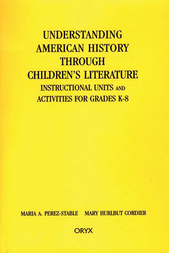 Understanding American History Through Children's Literature - cover