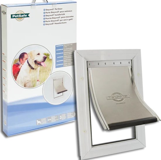 Petsafe 660 Hondenluik Tot 100 kg Aluminium bol