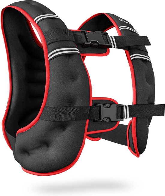 Hop-Sport Gewichtsvest 5 Kg - Verstelbaar Neopreen Vest Met Zandvulling Verstelbaar Fitness Gewichtsvest Voor Krachttraining Hardlopen Crossfit Calisthenics En Cardio