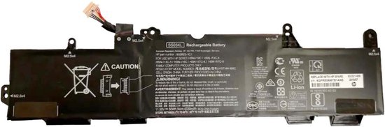 Batteria Patona Per HP EliteBook 850 G3/G4 (Z8T44AW) - 11,4V 4100mAh 47Wh, Nuova