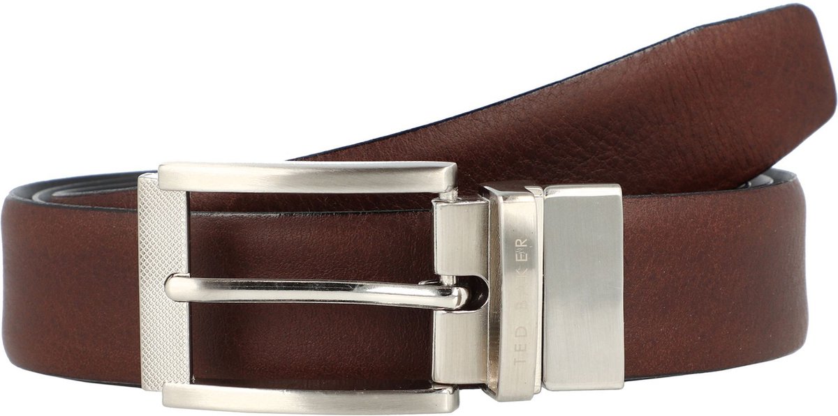 Ted Baker Omkeerbare riem leer - Jongens - 90 cm - xchocolate