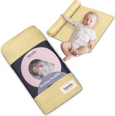 Lionelo Bamboo Swaddle - Inbakerdoek / Babydeken 120x120 cm - 100% Bamboe Katoen - Antibacterieel, Schimmelwerend & Hypoallergeen - Thermoregulerend - Wasbaar - Zacht & Ademend - Voor Gevoelige Huid