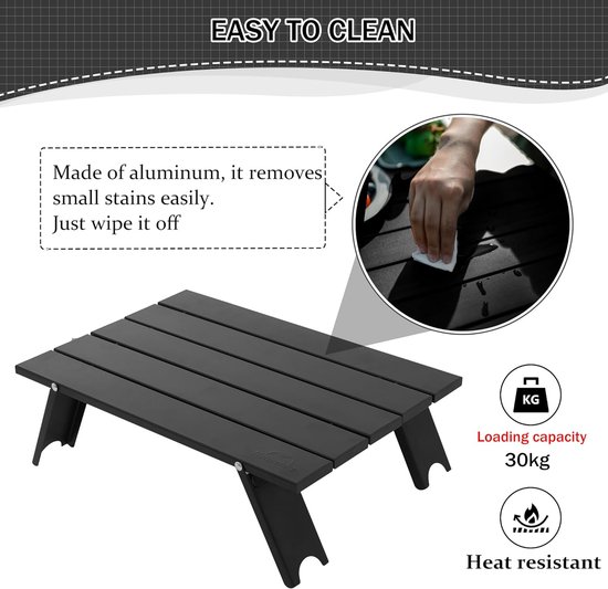 Naturehike Campingtafel, Klaptafel Van Aluminium, Draagbare Klapstoel Ultralicht Kleine Tafel Voor Tuin Wandelen Kamperen Goud 1012218753