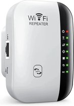 Wifi versterker stopcontact - Wifi versterker draadloos - Wifi versterker voor buiten - 300Mbps 2.4GHz - Wit